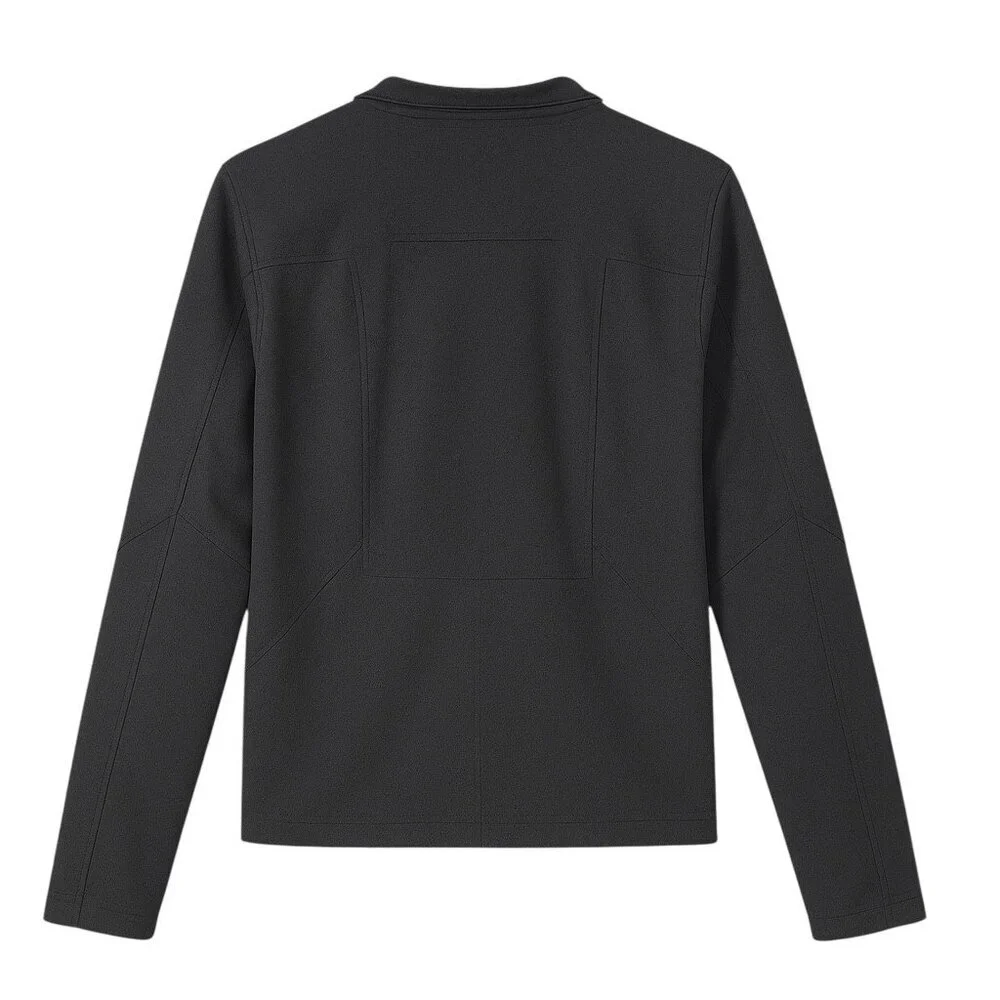THE NORTH FACE Men’s Black Softshell Jacket with Checkered Lining - Size Small